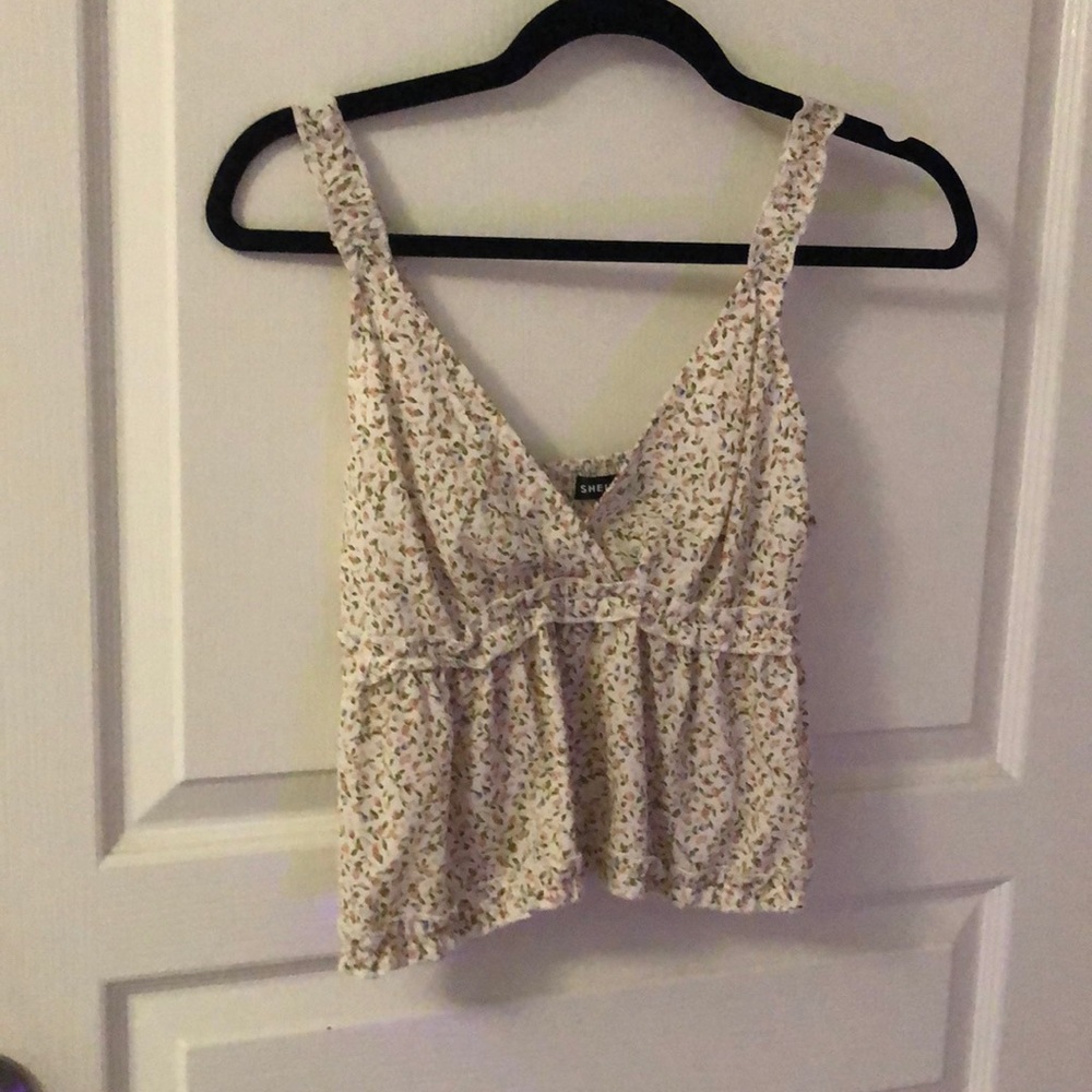 Flowered tank top